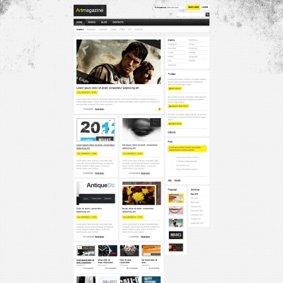 Art Web Drupal Template