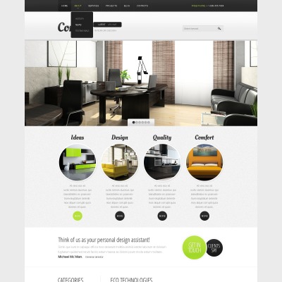 Interior Design Drupal Template