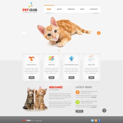 Animals & Pets Drupal Template
