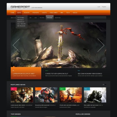 Drupal Themes Gaming Free | game portal drupal themes Drupal Themes Gaming Free | game portal drupal themes