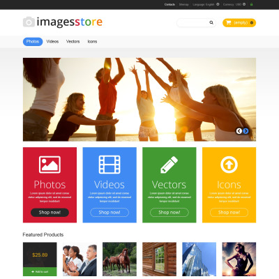 Responsive Image Store PrestaShop Theme