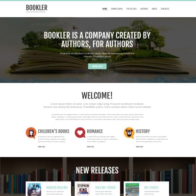 Publishing Company Website Templates