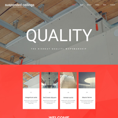 Construction Company Responsive Moto CMS 3 Template