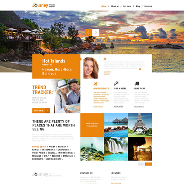Dream Travel Club WordPress Theme #51358