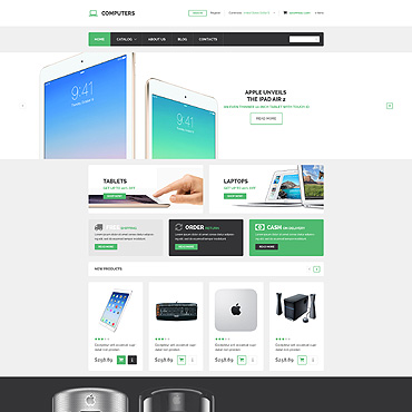 Computer Technology VirtueMart Template #52822