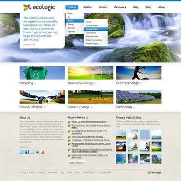 Environmental Website Templates