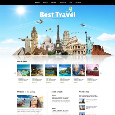 Joomla Travel Agency Templates | Template Monster